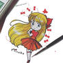 Minako with Ribbons