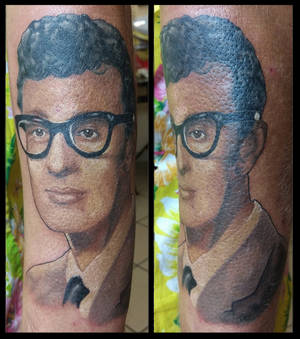 Buddy Holly portrait