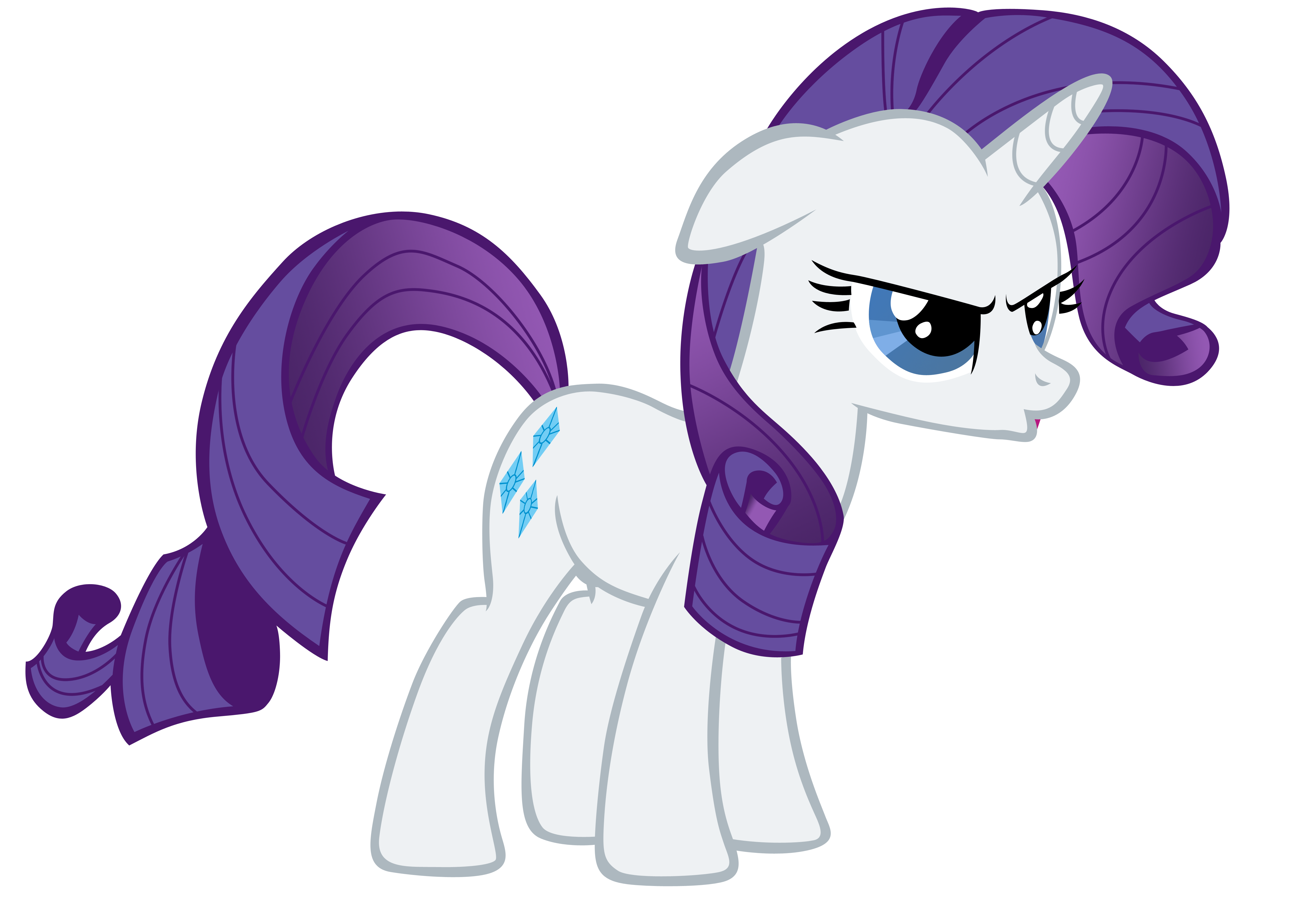 Angry Rarity by Tardifice on DeviantArt