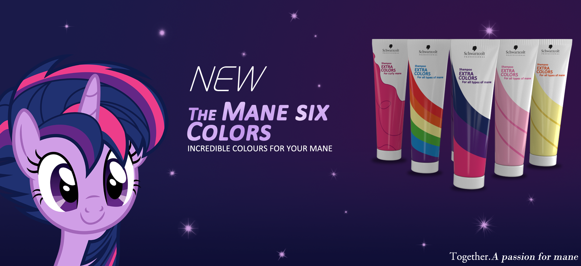 NEW ! The Mane Six Colors