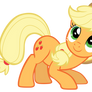 Applejack positions herself