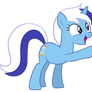 Minuette points at something