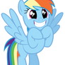 Rainbow Dash is excited