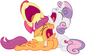 Cutie Mark Crusaders crying dramatically