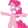 Pinkie Pie baring a big party grin