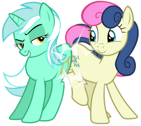 Lyra and Bon Bon sugarlump rump