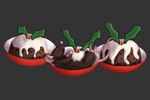 Xmas Pudding Rat