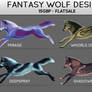 Fantasy Wolf Design Flatsale [4/4 open]