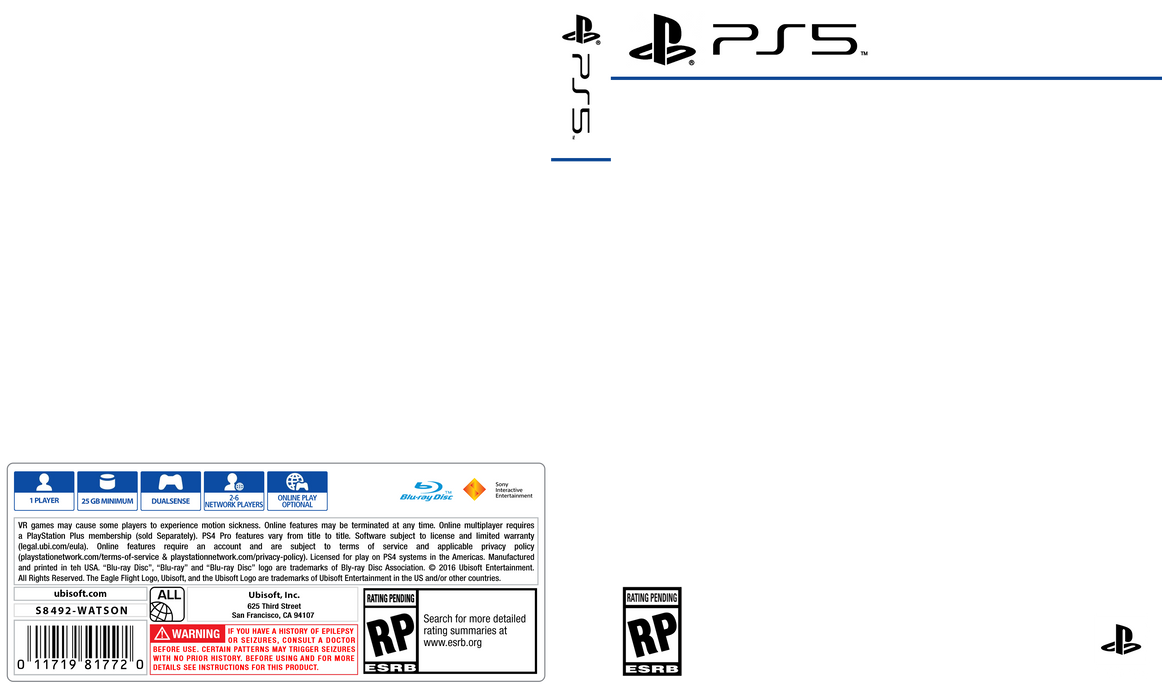 PS5 Cover Template by BigMachete on DeviantArt