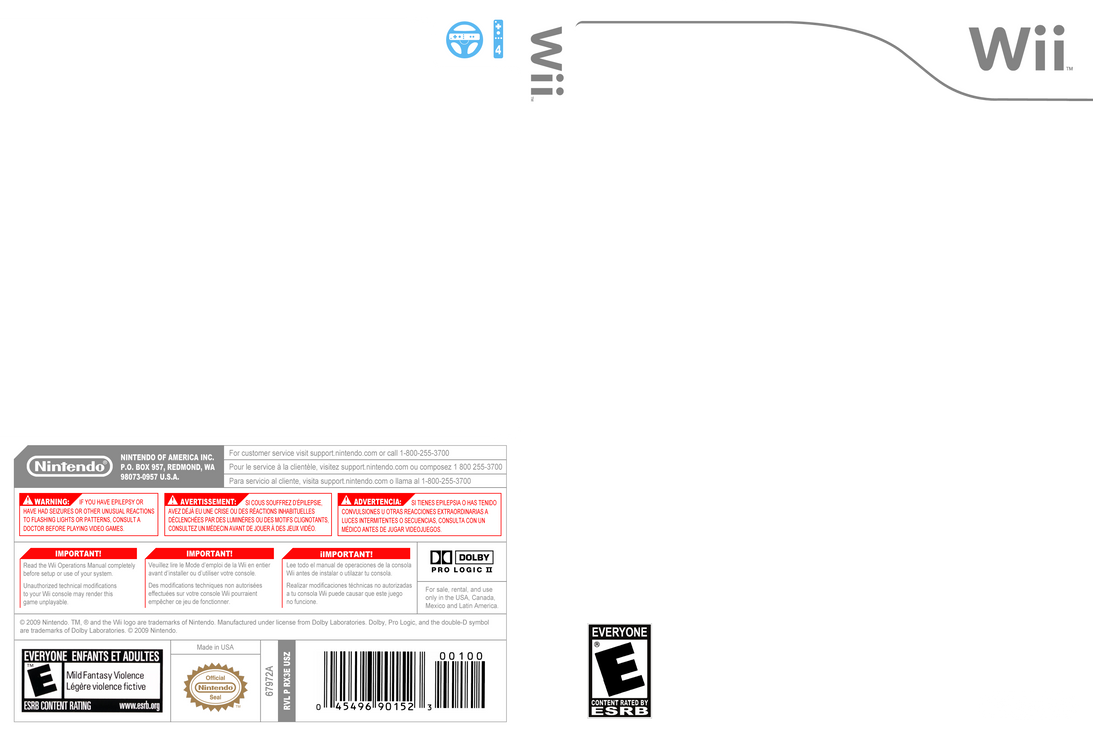 Wii Cover template by BigMachete on DeviantArt