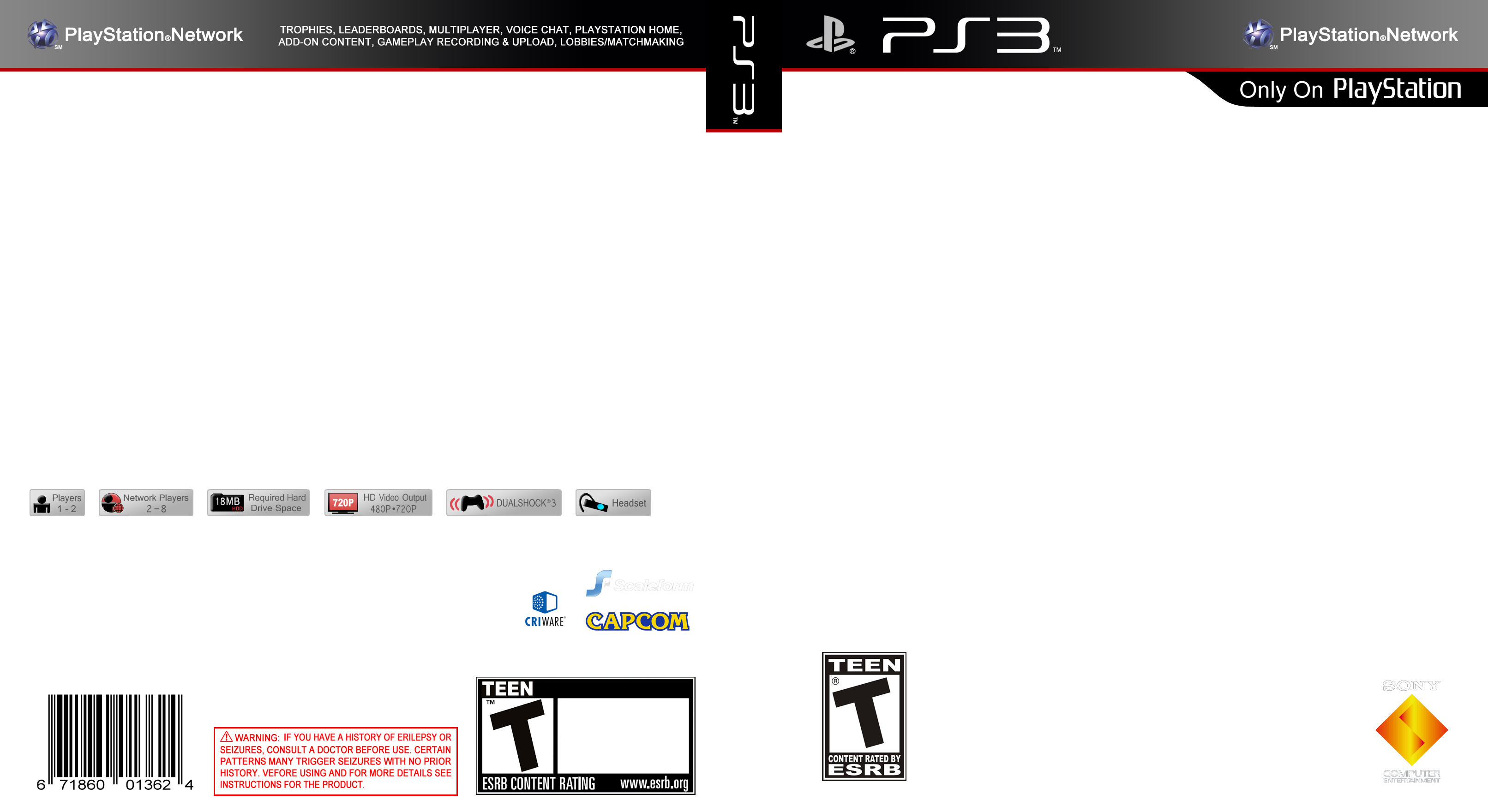 PS3 Cover template by BigMachete on DeviantArt