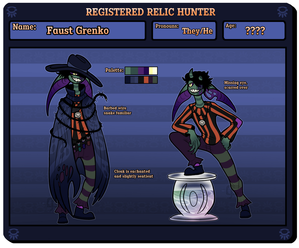Relic Hunter - Faust by notecardPasta