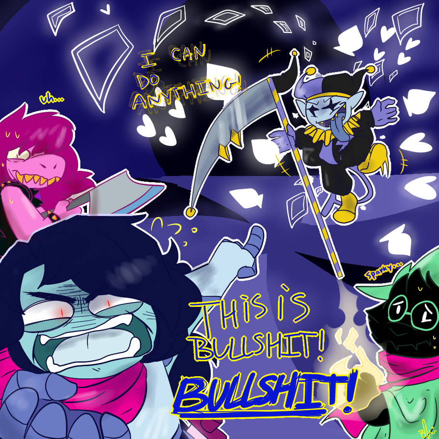 Deltarune rage by Funkchen-Sparky on DeviantArt