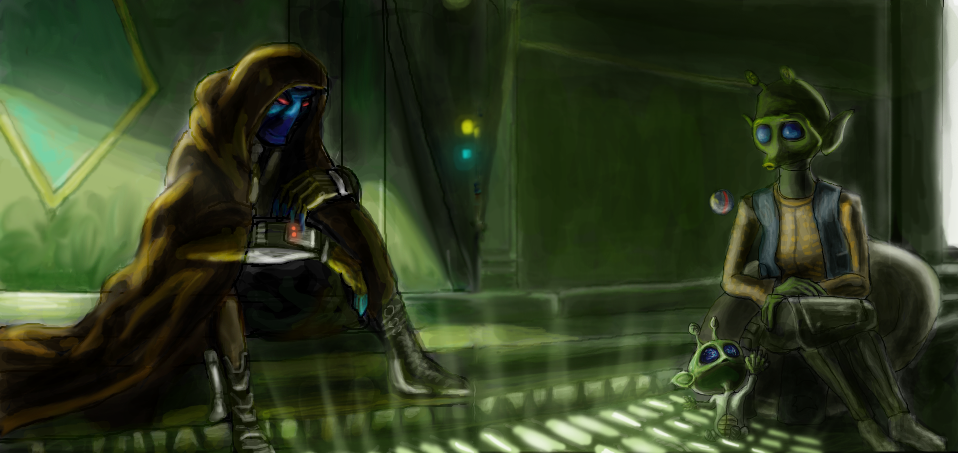 finished Cad Bane art.