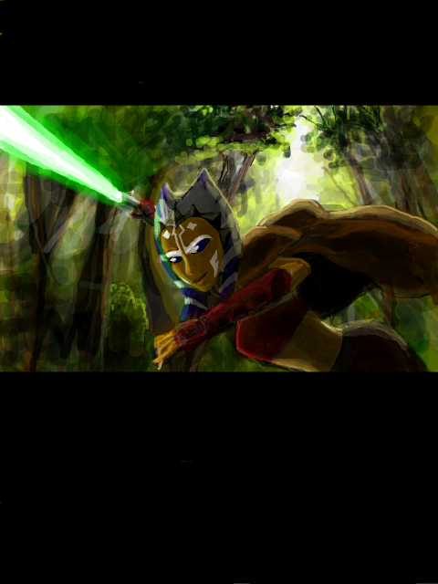 Ahsoka Tano in combat