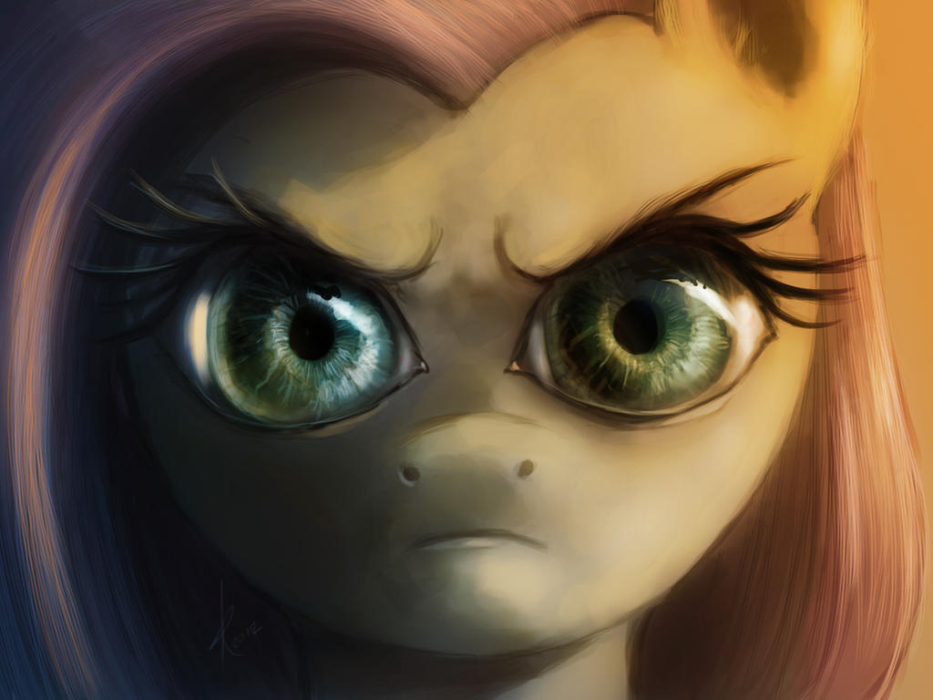 The Stare (colored) by Kjara-draws on DeviantArt