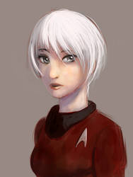 Starfleet crew girl