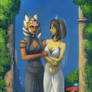 Ahsoka and Barriss - Newlyweds