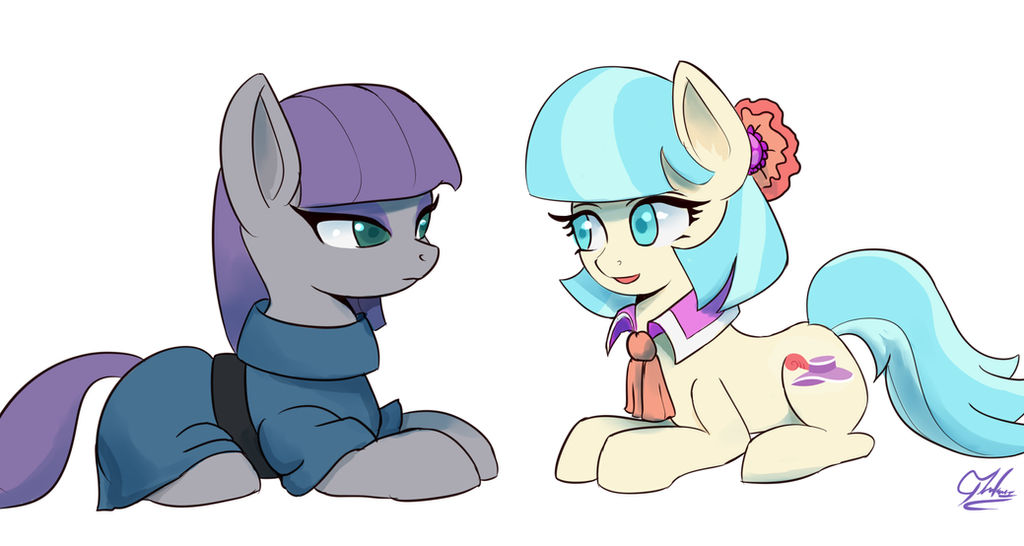Maud and Coco sketch