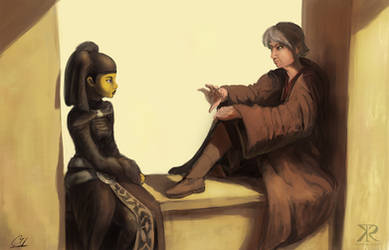 Commission - Conversing Jedi