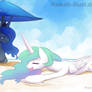 Princesses at the Beach