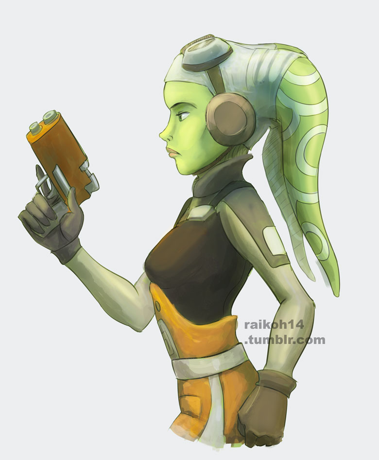 Hera Syndulla colored sketch.