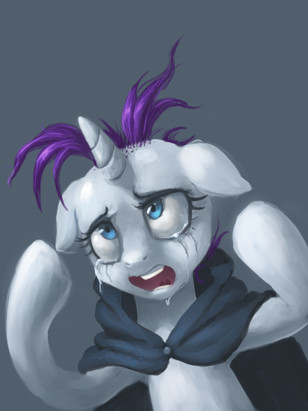 Rarity's Mane Problem by RaikohIllust