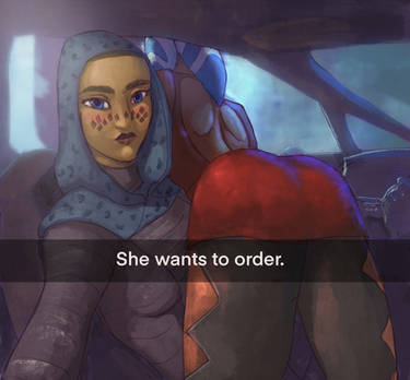 Ahsoka wants to order