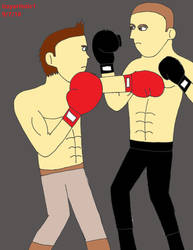 Resident Evil-Piers vs. Jake boxing match 5
