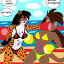 Beach Boxing Round 14-Lin vs. Deborah