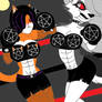 Pentagram Punchers! Catrina vs. Loona
