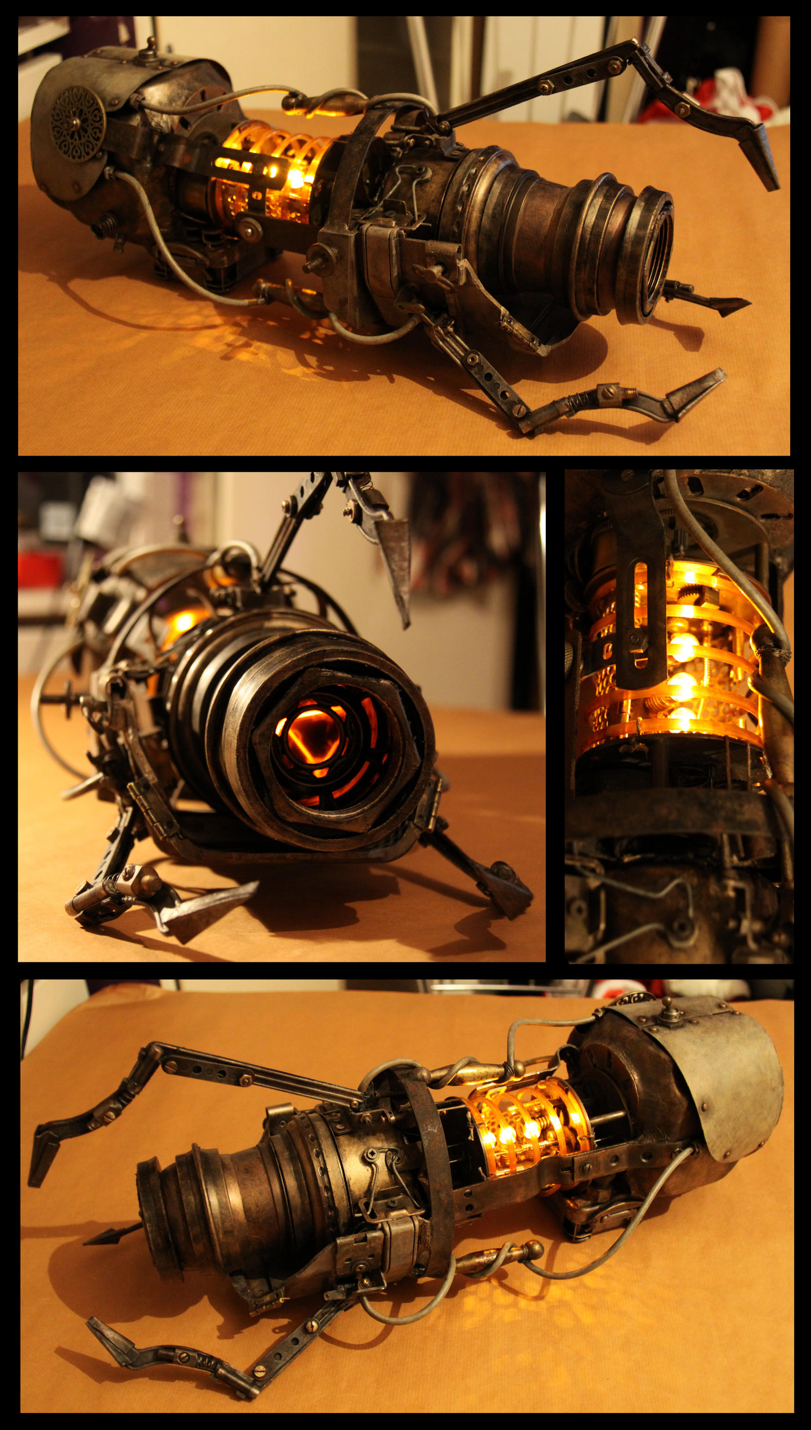 Aperture Steampunk Handheld Portal Device