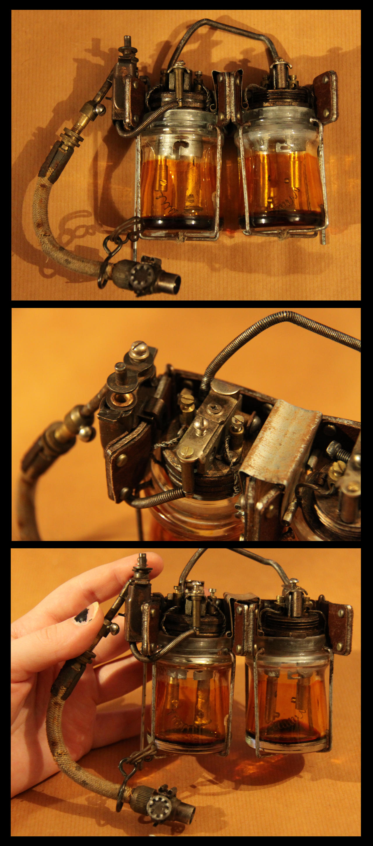 Steampunk Bunsen Battery