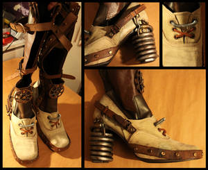 Steampunk Portal Boots