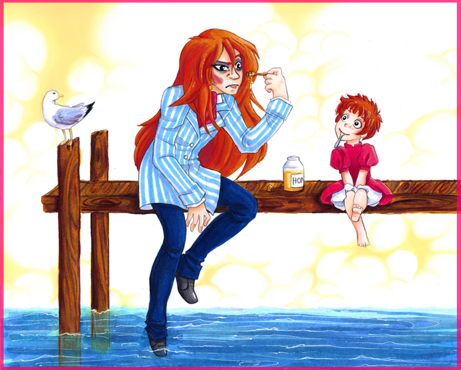 Fujimoto and Ponyo- Daddy Date