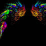 Rainbow Angel Wings