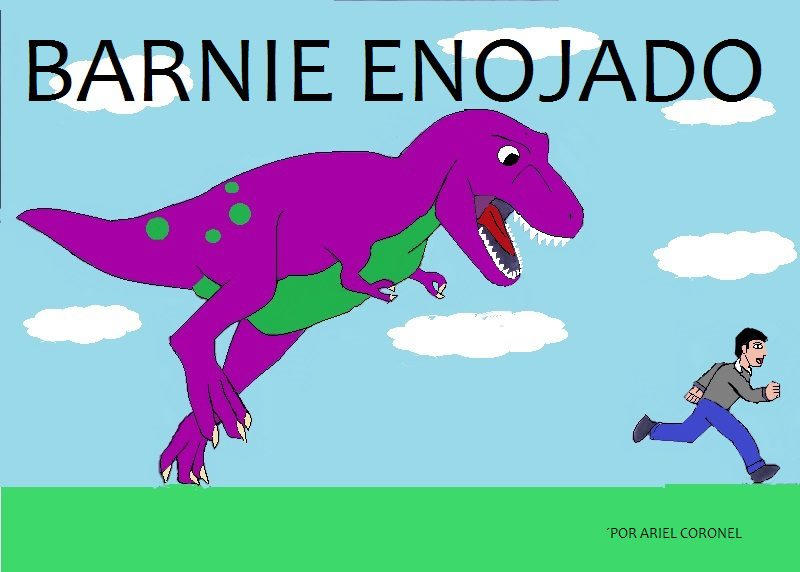 barnie enojado(parodia de barnie el dinosaurio) by N0variel on DeviantArt