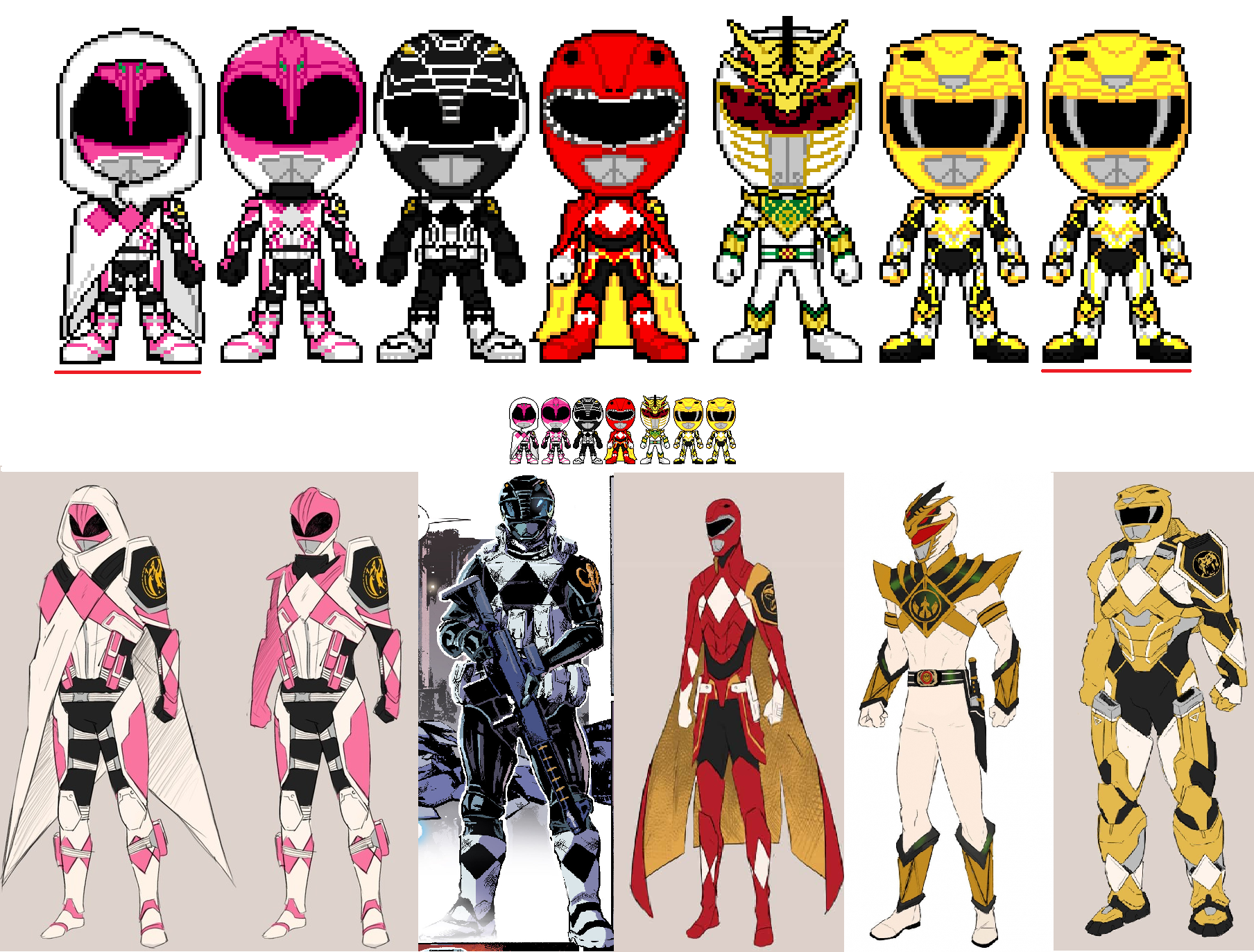 Lord Drakkon y los Sentries Rangers by N0variel on DeviantArt