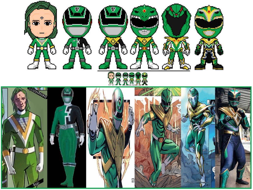 green rangers extra by N0variel on DeviantArt