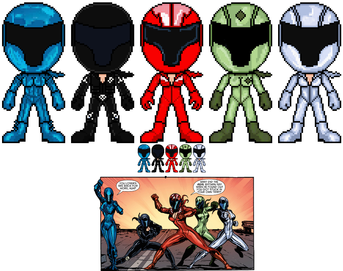 Biker Rangers - Batman Incorporated by N0variel on DeviantArt