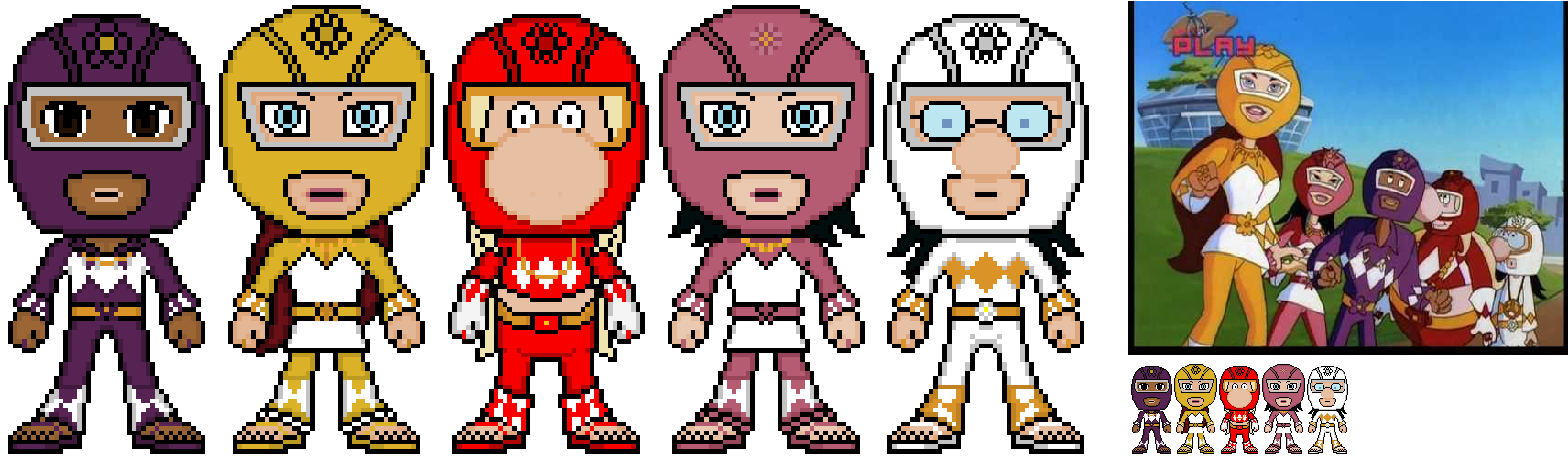 Flower Rangers Flower Power Rangers by N0variel on DeviantArt