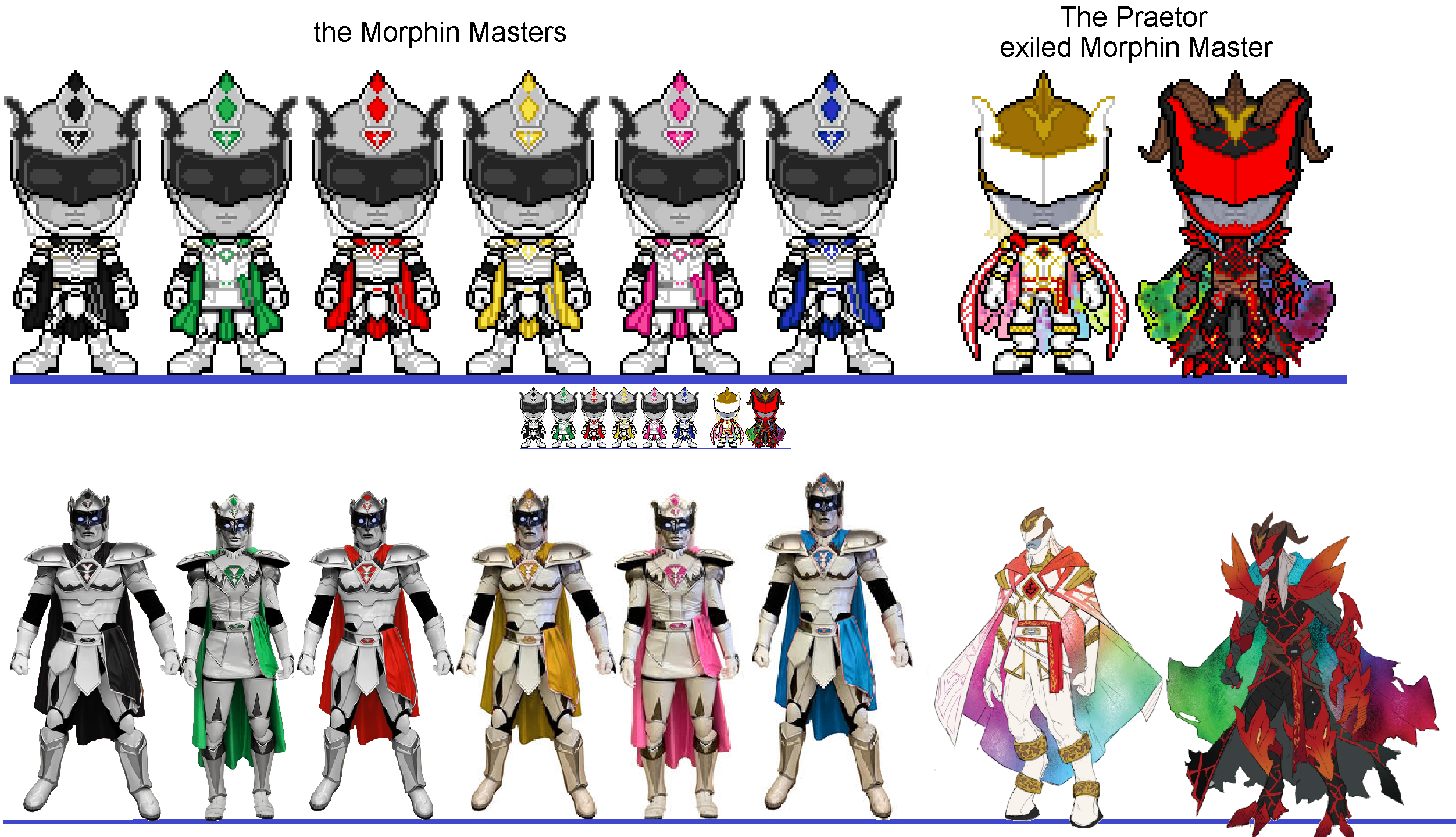 The Morphin Masters by N0variel on DeviantArt