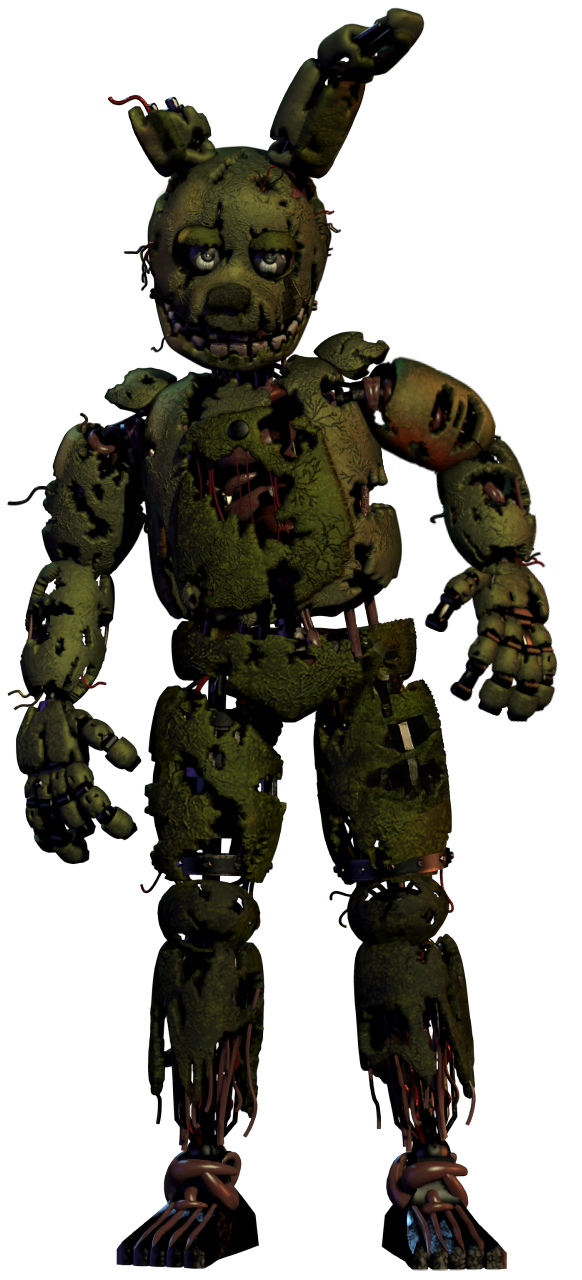 Corrupted Springtrap (fnaf 3) Springtrap Full Body Edit by Deddomdoggo02 on DeviantArt