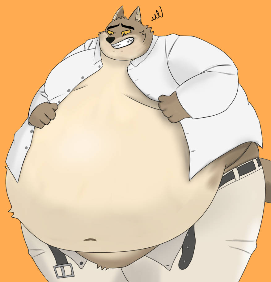 Fat wolf by kazutti on DeviantArt