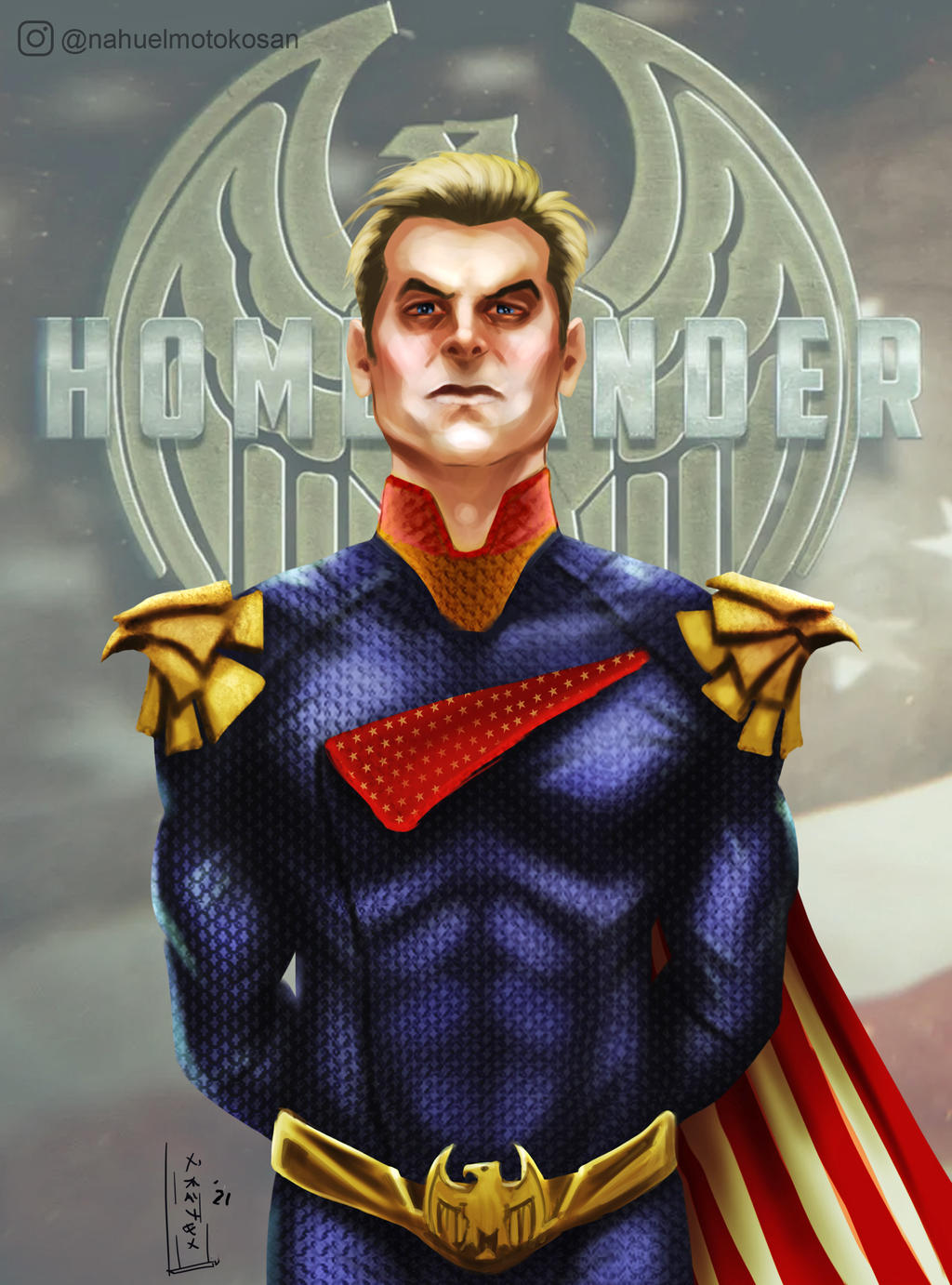 Homelander by kusanagimotoko100 on DeviantArt
