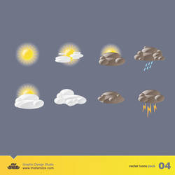 Weather Vector Icons Pack 04