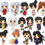 Inuyasha Doll Set