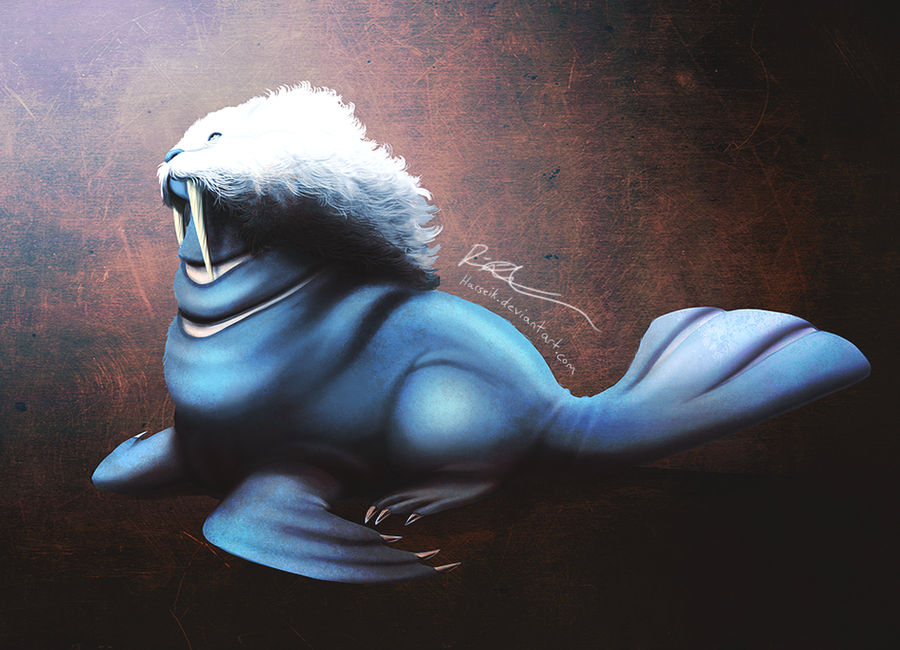 Walrey Pokemon - Walrein Reimagining by Harseik on DeviantArt