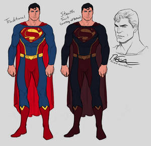 Superman Redesign + Stealth Rendition
