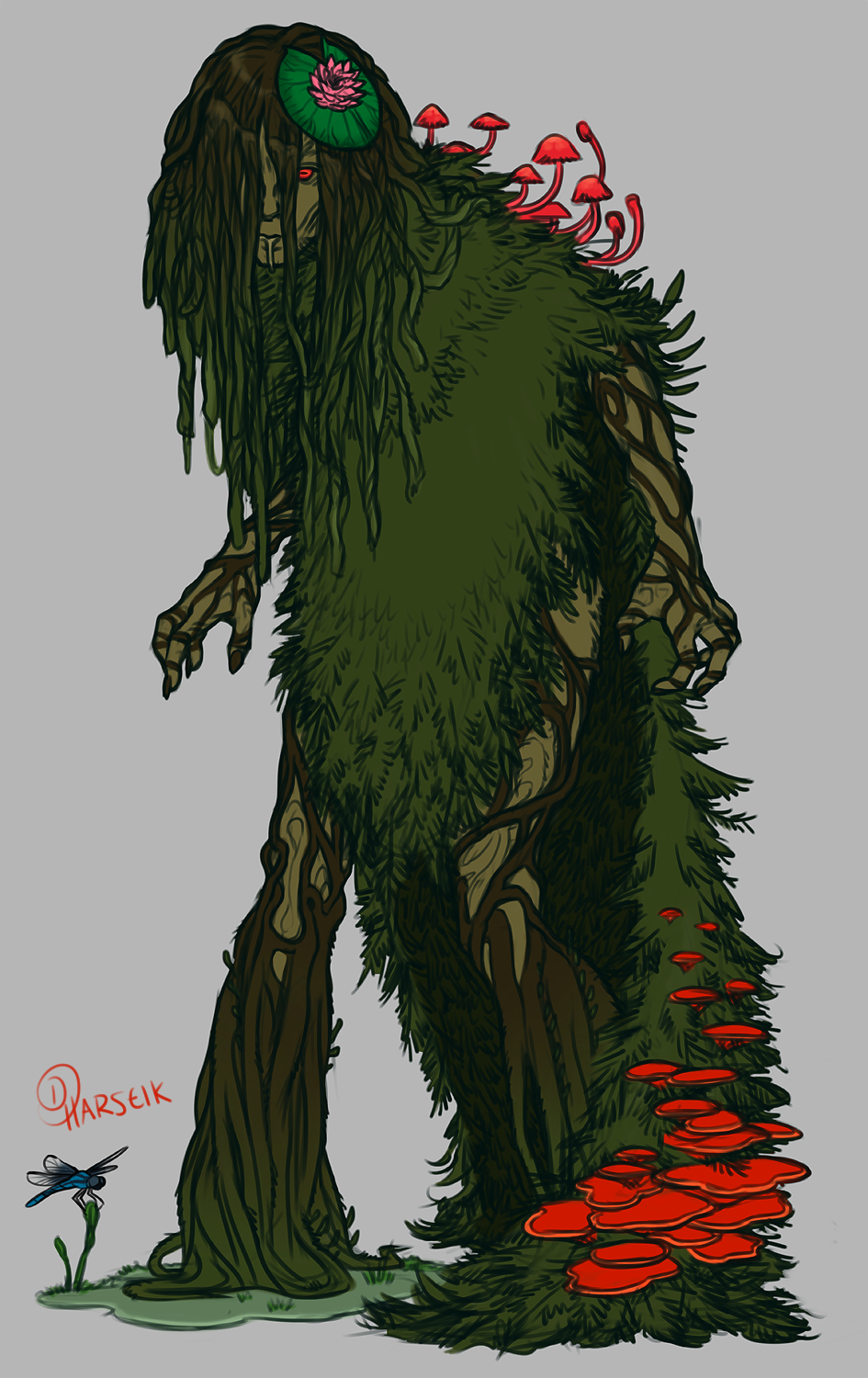 Giftart - Gene the Swamp Thing